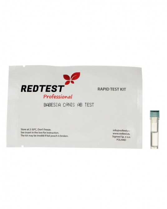 Redtest Schnelldiagnosetest zum Nachweis von Babesia Canis Ab
