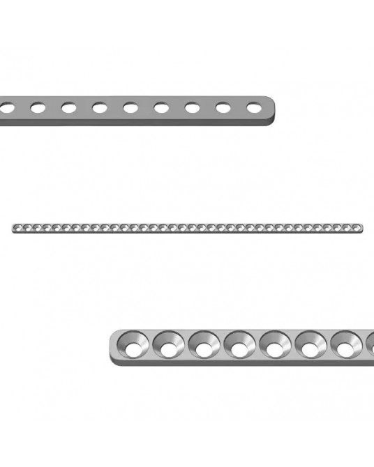 Zuschneideplatte für 2,7 mm Schrauben, 25-Loch