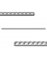 Zuschneideplatte für 2,7 mm Schrauben, 25-Loch