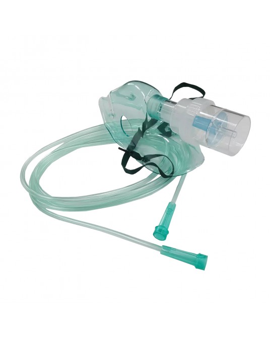 Sauerstoffmaske mit Drainage und Inhalator
