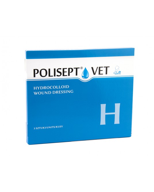 Polisept® Vet H - Wundverband mit Hydrokolloid-Schicht für Hund und Katze 3 St.