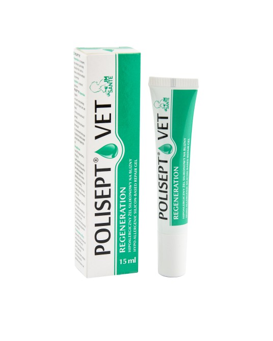 Polisept® Vet Regeneration Hypoallergenes Silikongel für Hund und Katze, 15 ml, gültig bis 28.02.2026