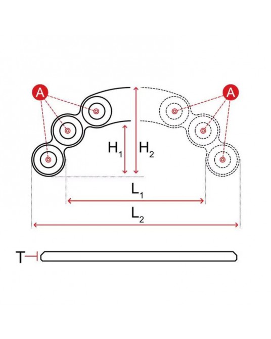 Hüftpfannenplatten