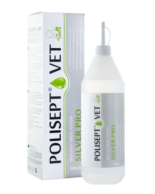 Polisept® Vet Wound Irrigation Silver Pro zur Wundspülung 500m