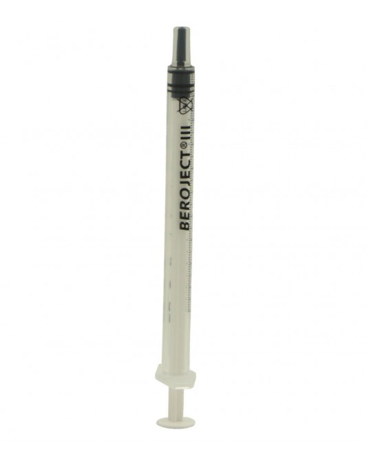 3-teilige Spritze 1 ml, 100 Stk.