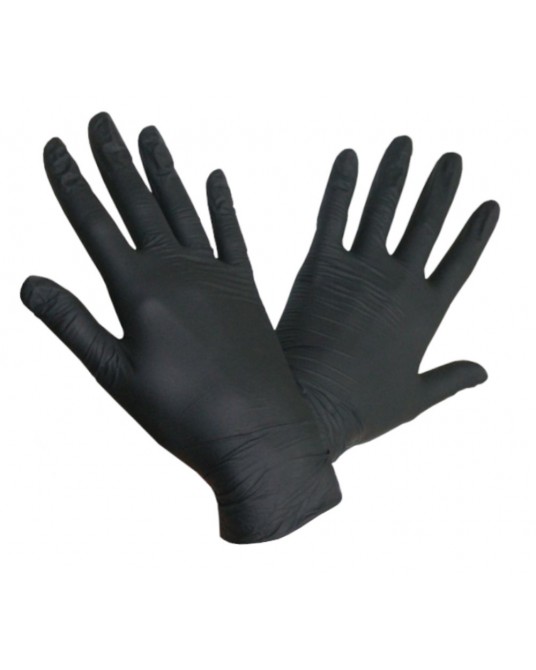 Handschuhe easyCARE aus Nitril puderfrei schwarz 100 Stk.