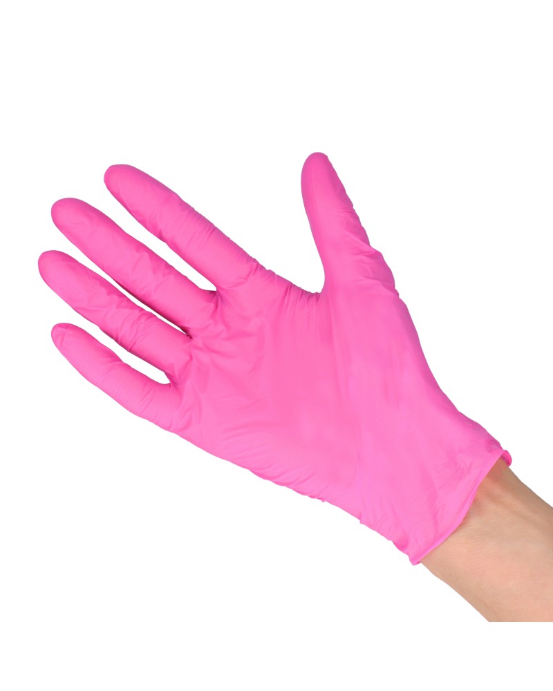Handschuhe easyCARE aus Nitril puderfrei rosa 100 Stk. Handschuhe easyCARE aus Nitril puderfrei rosa 100 Stk.