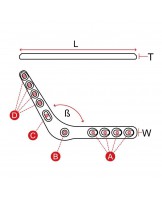 Knöchelarthrodeseplatten