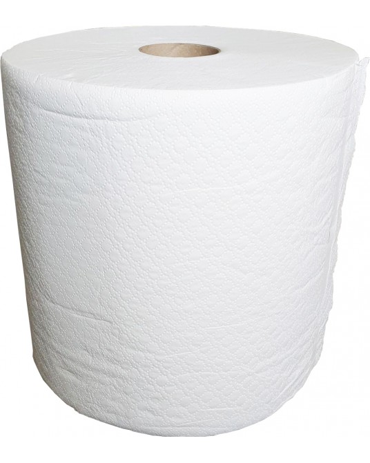 Rollenhandtuch Satino Prestige weiß Zellulose 800 Blätter 200m x 2 Rollen