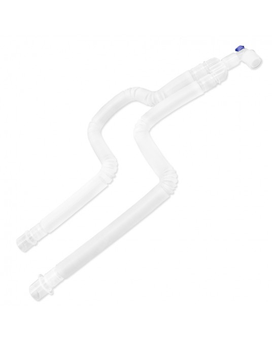 Restgasfilter-Anschlussrohr gewellt 50 cm