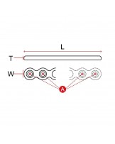 Rekonstruktionsplatte für Schrauben Ø 2,7 mm