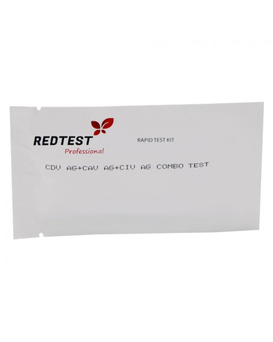 Redtest Schnelltest Staupe - Adenovirus - Influenza Ag für Hunde