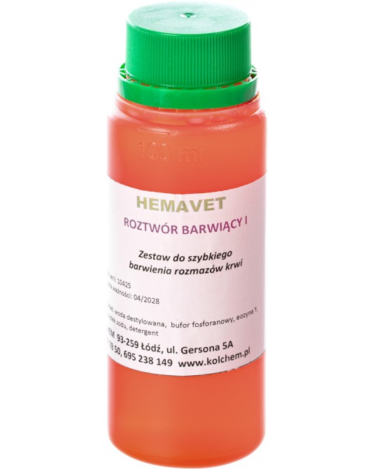 Schnellfärbung I roter Farbstoff HemaVet