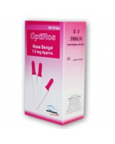 Ophthalmologische Bengalrosa-Streifen 100 St.