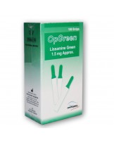Ophthalmologische Lissamingrün-Streifen 100 St.