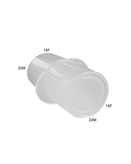 Gerader Verbinder Ø innen 15 mm / Ø außen 22 mm