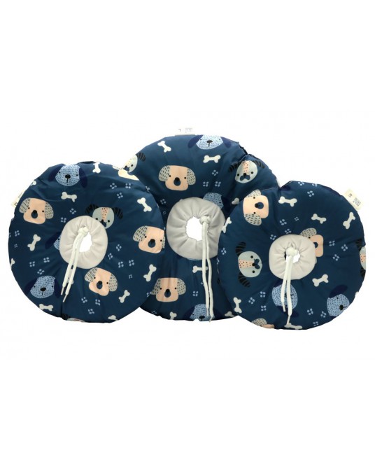 Postoperativer Katzenkragen Fit4Pets in Donut-Form, Muster 4