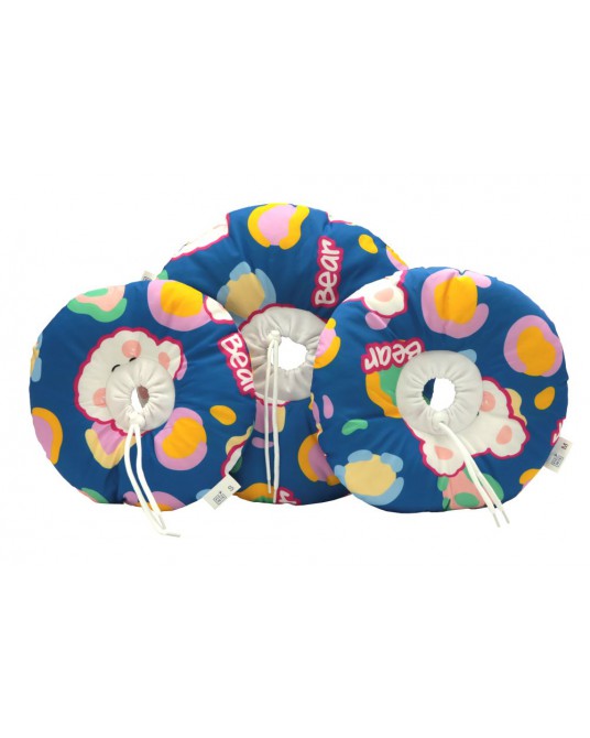 Postoperativer Katzenkragen Fit4Pets in Donut-Form, Muster 5