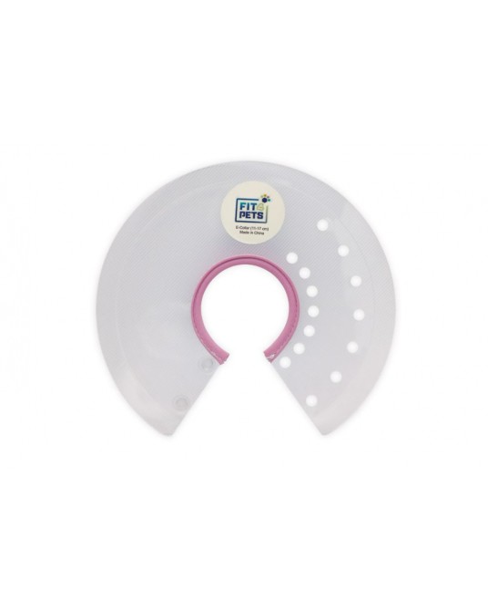 Postoperativer Schutzkragen Fit4Pets mit Druckknopf, rosa