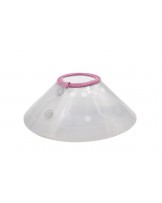 Postoperativer Schutzkragen Fit4Pets mit Druckknopf, rosa