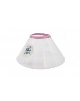 Postoperativer Schutzkragen Fit4Pets mit Druckknopf, rosa