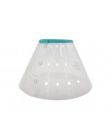 Postoperativer Schutzkragen Fit4Pets mit Druckknopf, blau