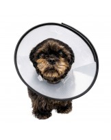 Schutzkragen für Hunde und Katzen mit Klickverschluss und weichem Rand