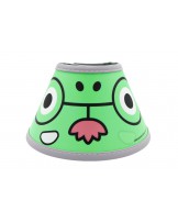 Postoperativer Schutzkragen Fit4Pets mit Klettverschluss und Einfassung, Größe S – Frosch