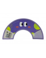 Postoperativer Schutzkragen Fit4Pets mit Klettverschluss und Einfassung, Größe S - Augenmuster