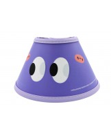 Postoperativer Schutzkragen Fit4Pets mit Klettverschluss und Einfassung, Größe S - Augenmuster