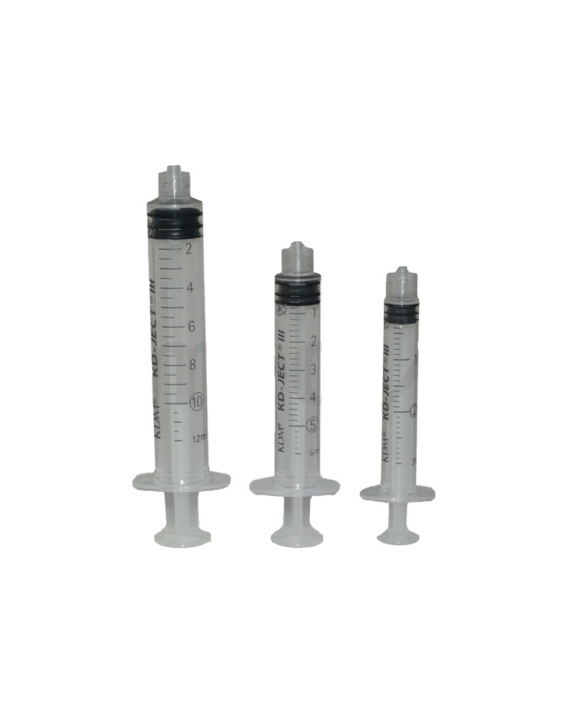 Einwegspritze KD-JECT III 3-teilig Luer Lock 100 St. Einwegspritze KD-JECT III 3-teilig Luer Lock 100 St.