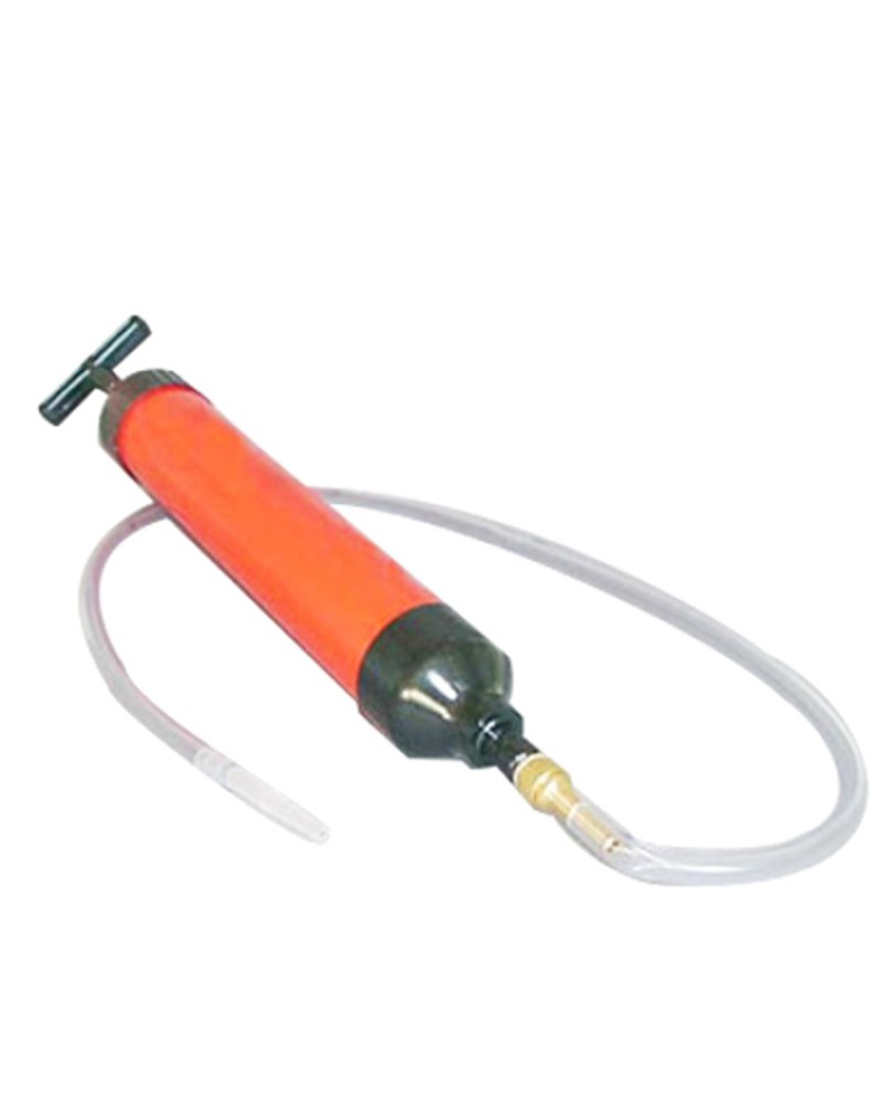 Vaakum-Handpumpe aus PVC mit Schlauch und Tülle Vaakum-Handpumpe aus PVC mit Schlauch und Tülle