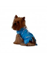 Schutzhemd, OP Hemd für Hund oder Katze, blau