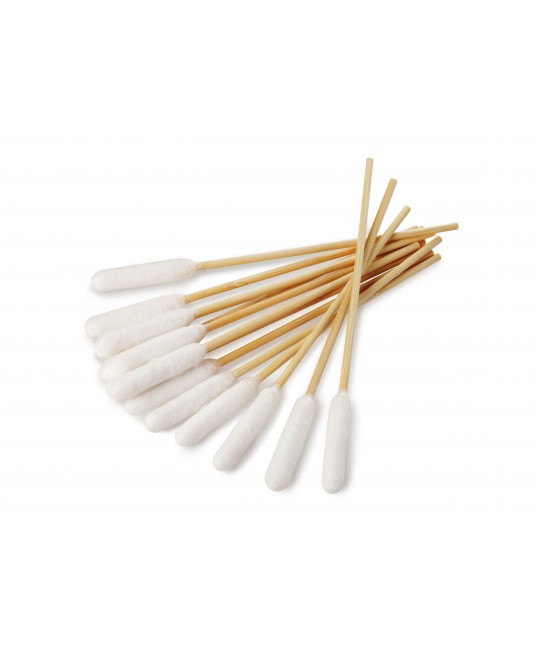 BambooStick® Wattestäbchen zur Ohrenpflege bei Hunden – 50 Stück