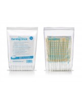 BambooStick® Wattestäbchen zur Ohrenpflege bei Hunden – 50 Stück