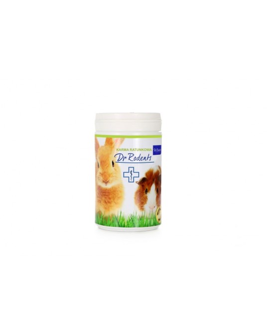 Ein spezielles Rettungfutter von Dr. Rodents für Nagetiere und Kaninchen