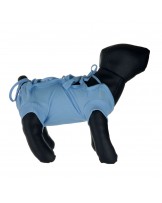 Schutzshirt, Postoperativer Shirt für Hund oder Katze, blau