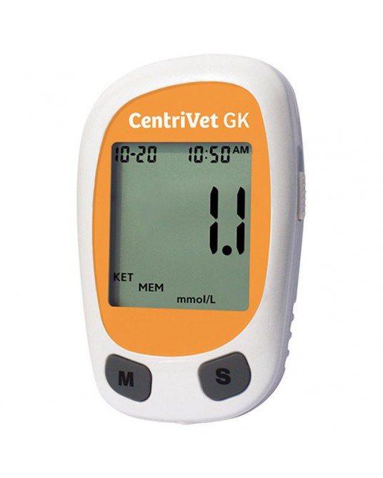 CentriVet GK Glukose- und Ketonmessgerät für Katzen, Hunde und Kühe