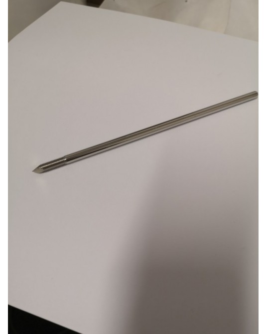 Bohrdrähte, Trokar-Rund mit 25 mm Gewindeansatz, 20cm, Ø 6,5 mm, 1 St.