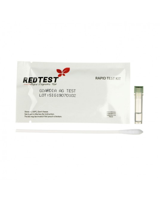 Redtest Schnelldiagnosetest Giardien Ag für Hunde und Katzen