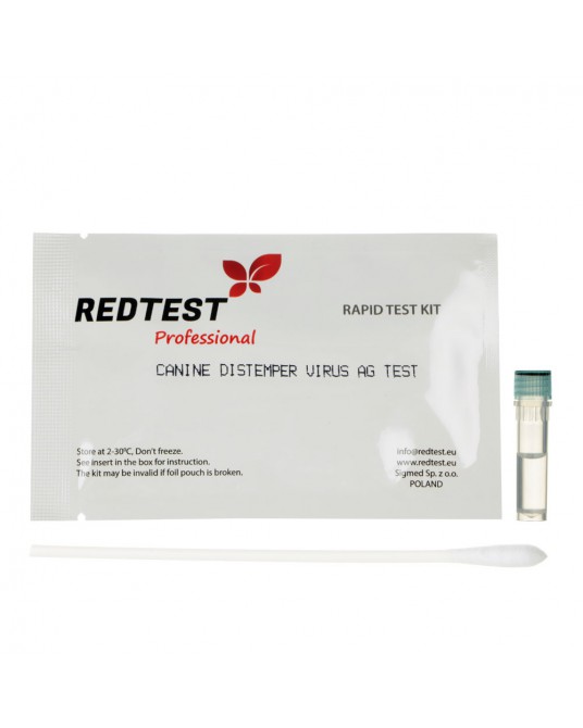 Redtest Schnelldiagnosetest zum Nachweis von Staupe CDV Ag