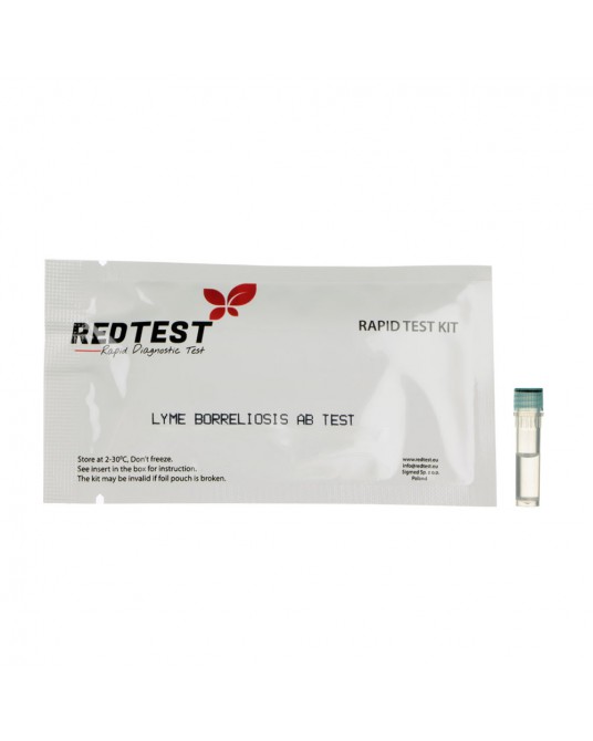 Redtest Schnelltest Lyme-Borreliose Ab für Hunde bis 30.09.2026